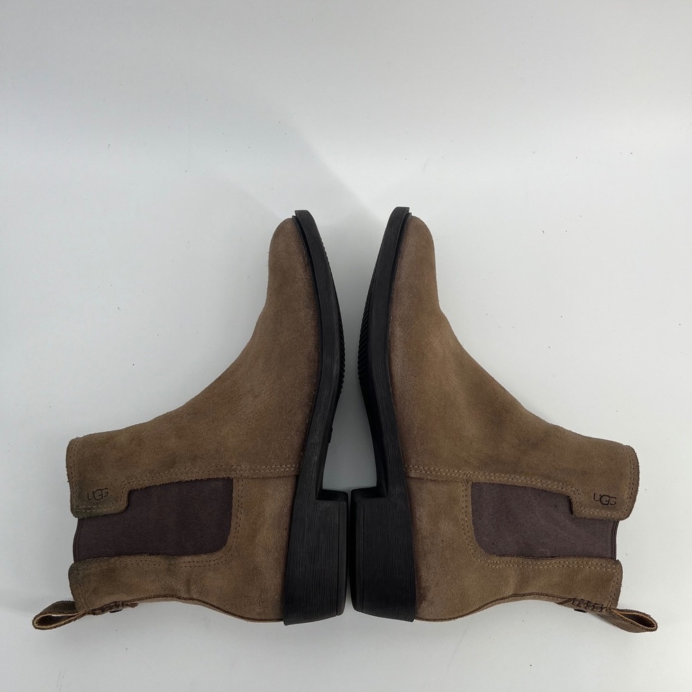 UGG Emmeth Chelsea Boot Coffee Grounds Suede Color‎ Boots Women's Size 9.5 - Picture 6 of 8